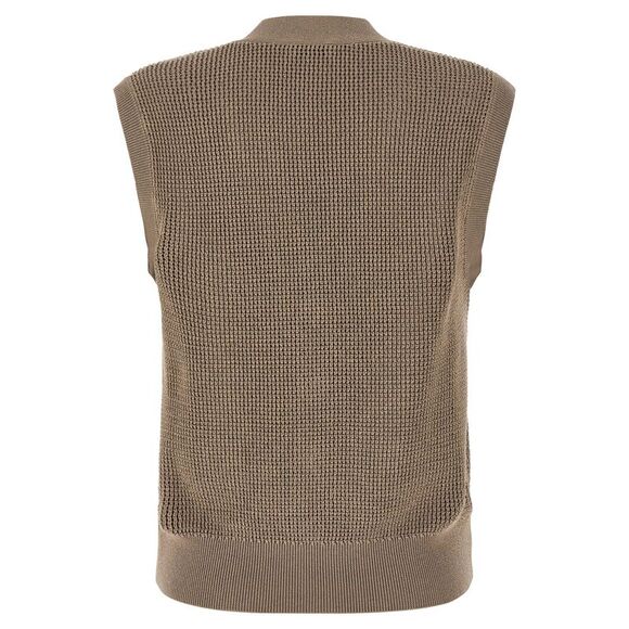 Brunello Cucinelli Women 'Sparkling' Cotton Vest - Picture 2 of 4